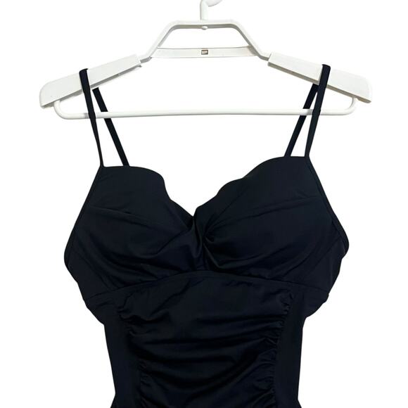 Assests by Spanx Ruched Push Up One Piece Swimsuit - Picture 3 of 9